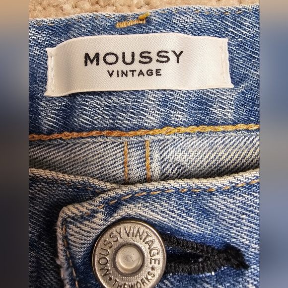 Moussy Vintage Glen Boy Skinny Jeans in Light Blue Size 27 - Picture 4 of 9